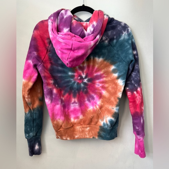 NSF French Terry Pullover Hoodie in Tie Dye, Size XS - Picture 2 of 4